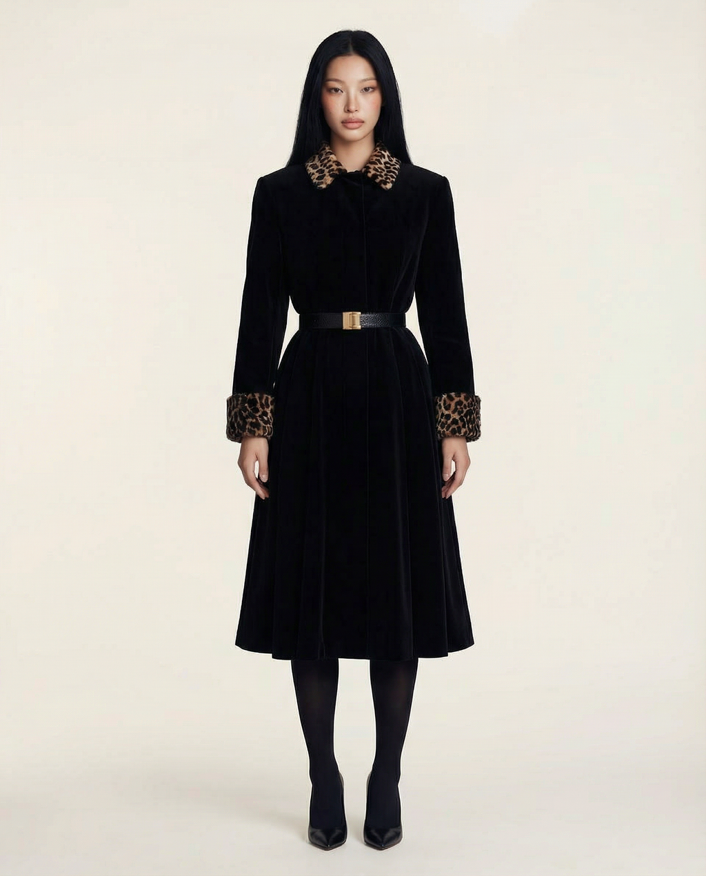Maison Coat Dress Women Elegant Tailored Long Blazer Style