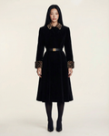 Maison Coat Dress Women Elegant Tailored Long Blazer Style