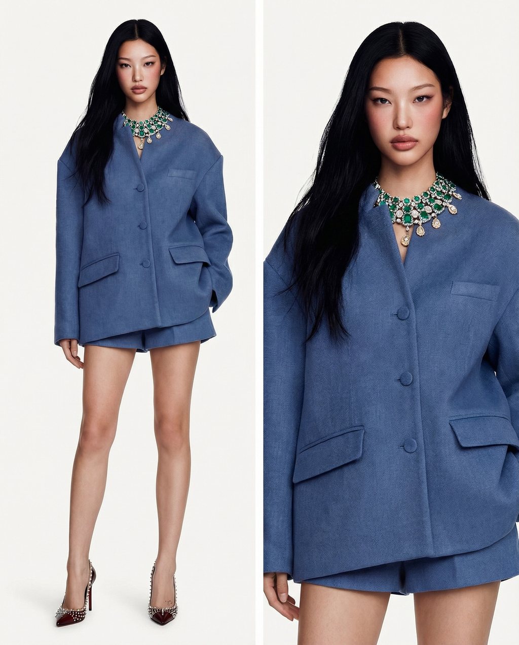 Relaxed Tailored Set Women Chic Comfortable Matching Outfit 