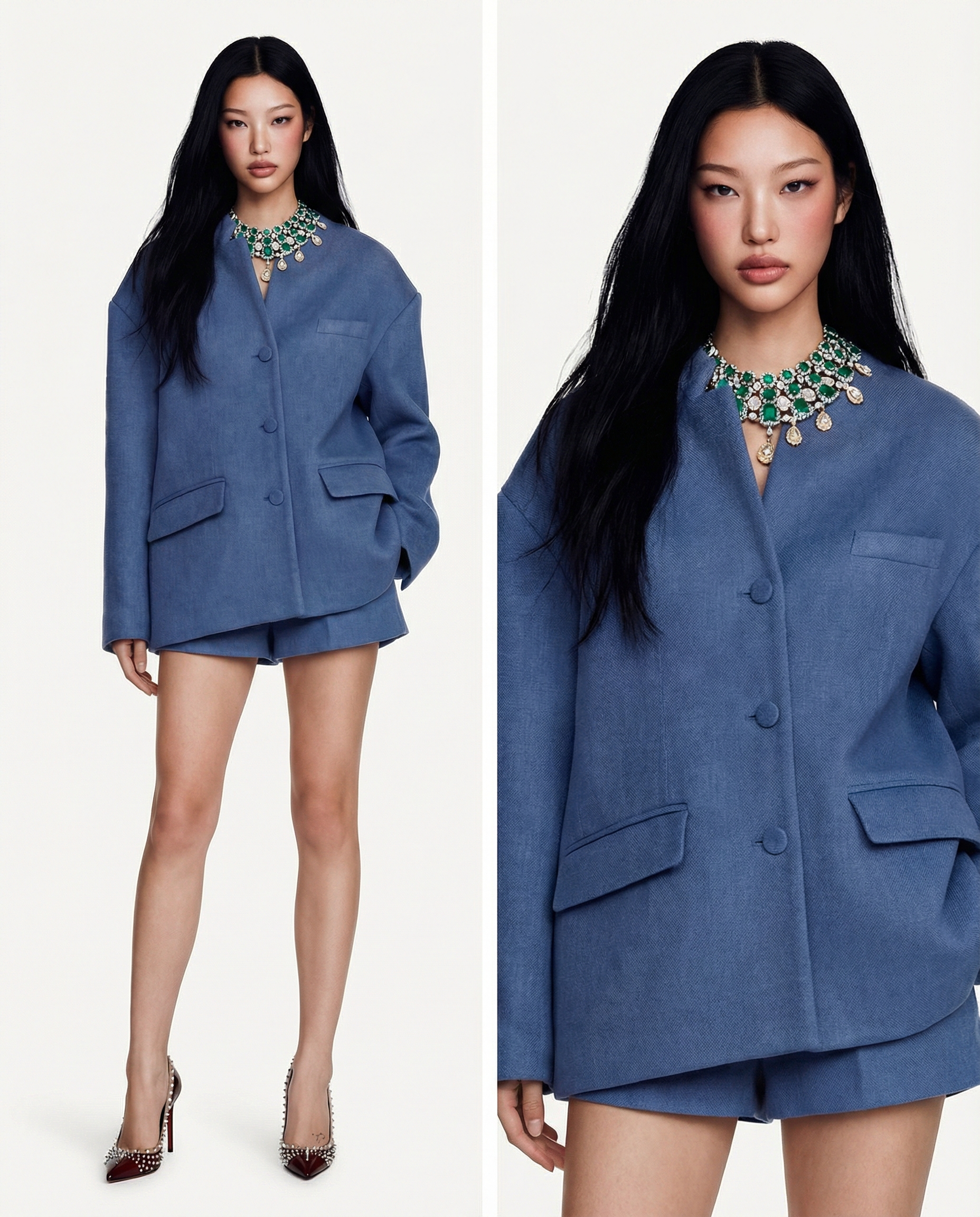 Relaxed Tailored Set Women Chic Comfortable Matching Outfit 