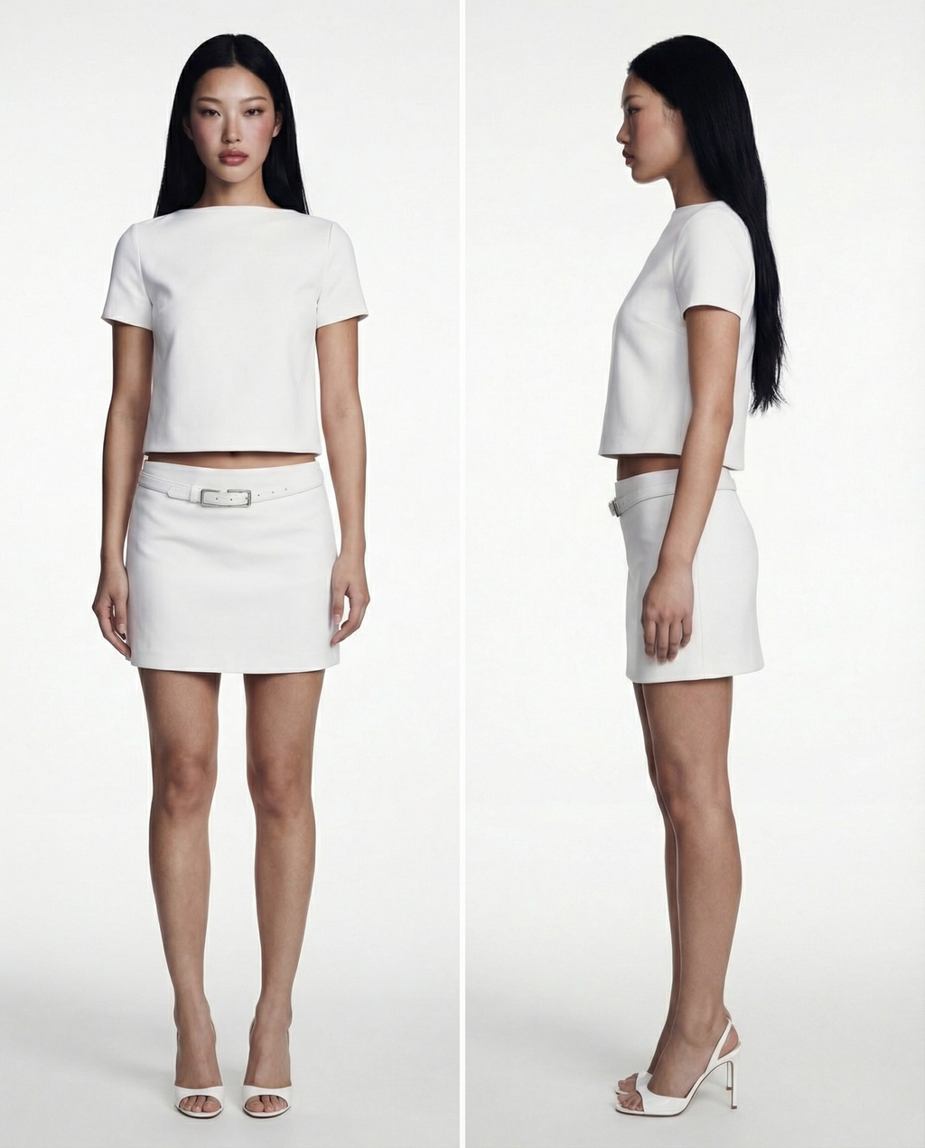 Ivory Precision Set Women Chic Elegant Matching Outfit