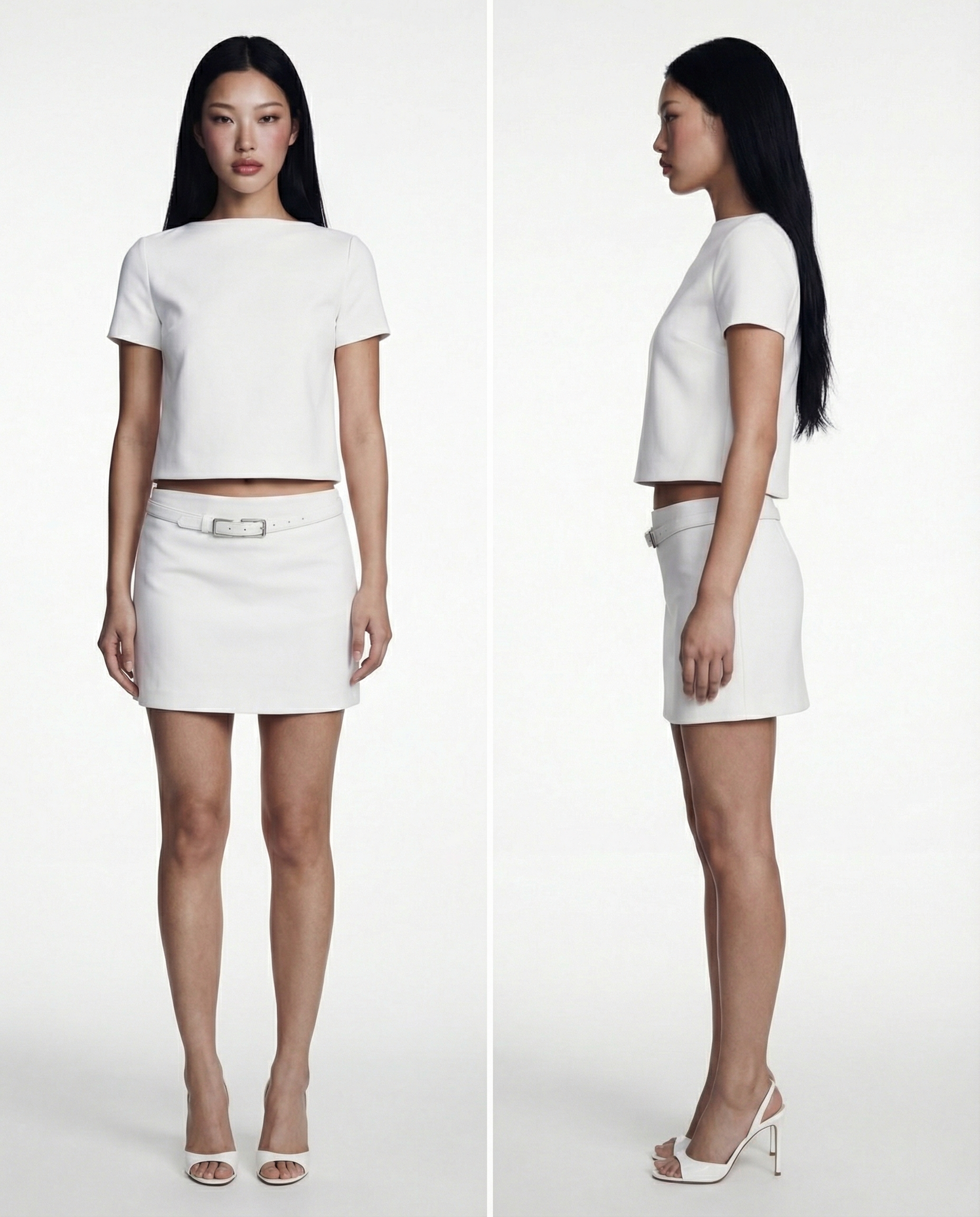Ivory Precision Set Women Chic Elegant Matching Outfit