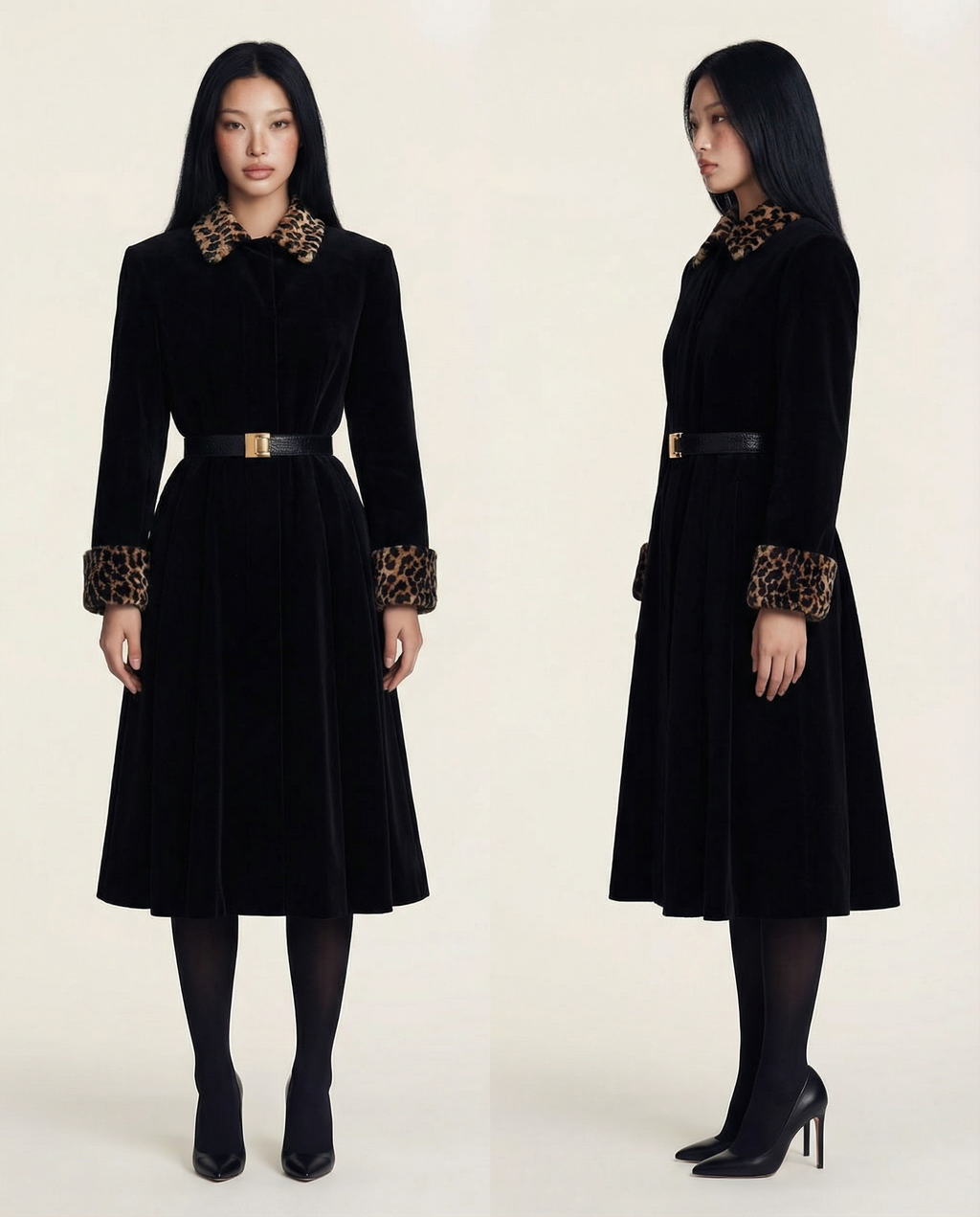 Maison Coat Dress Women Elegant Tailored Long Blazer Style