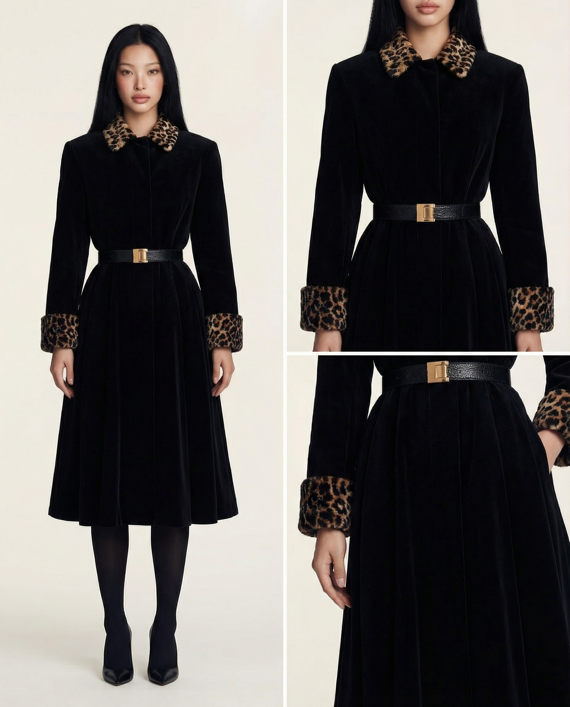 Maison Coat Dress Women Elegant Tailored Long Blazer Style