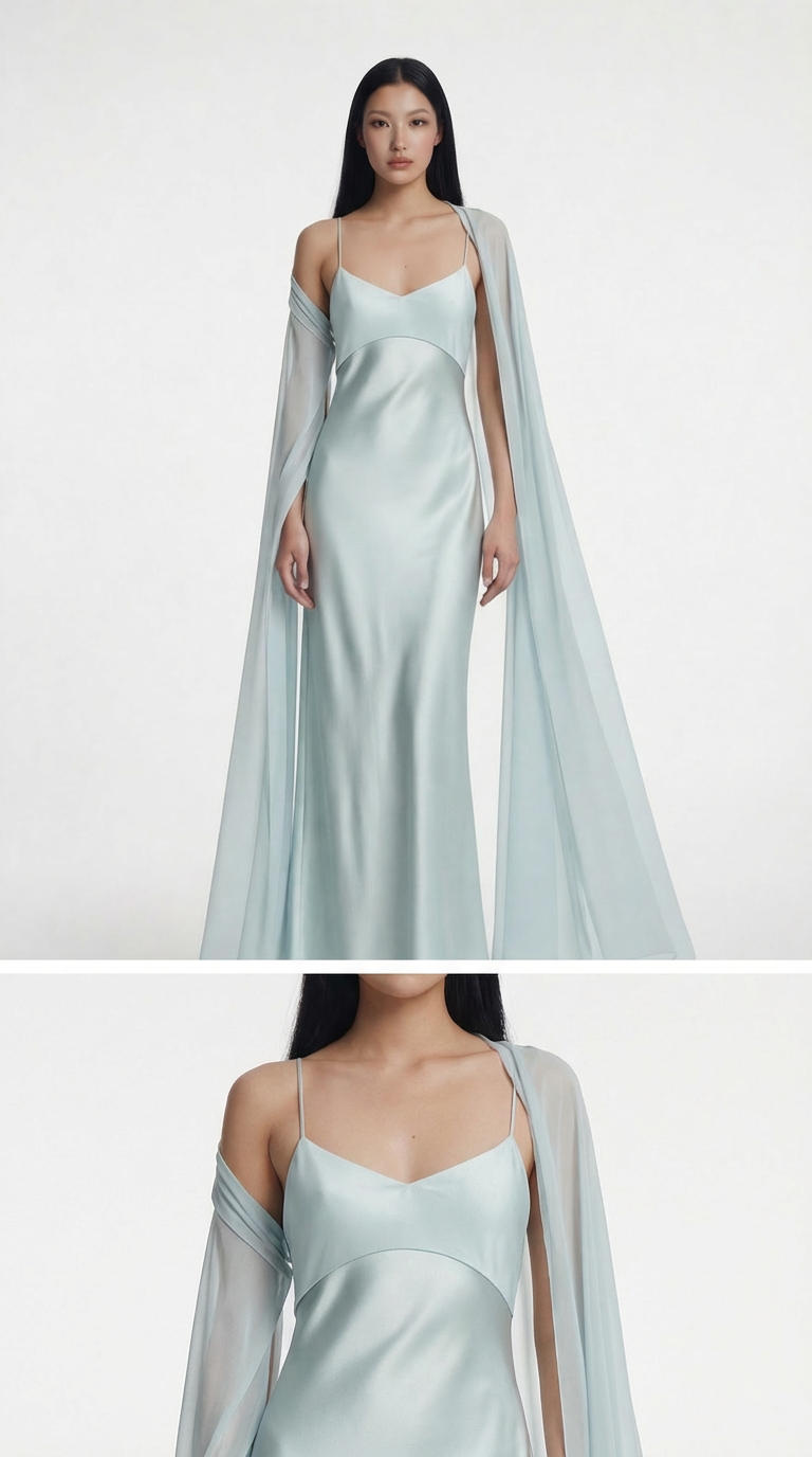 The Serene Veil Gown